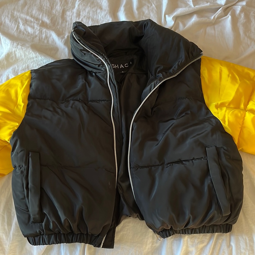 crop puffer jacket